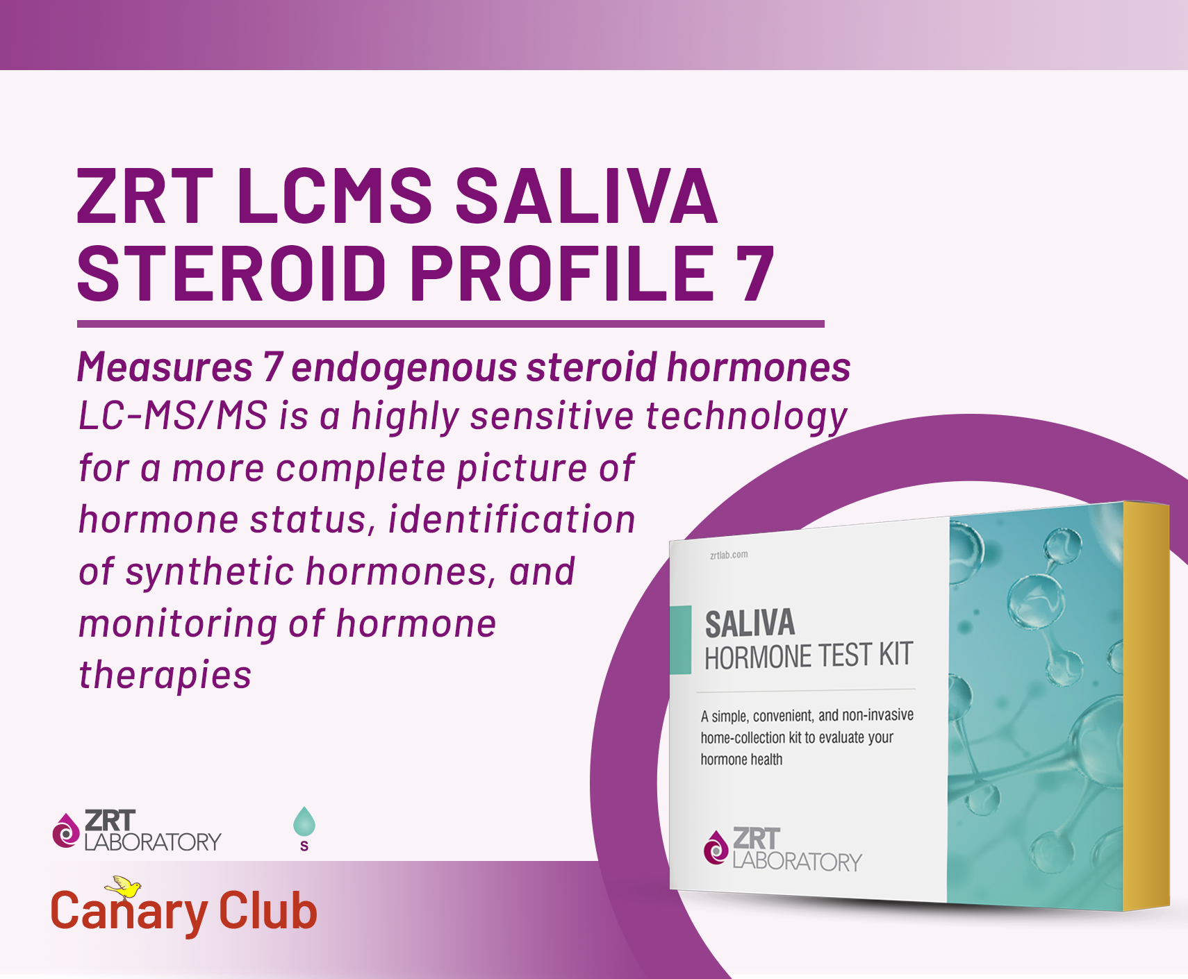 Zrt Lcms Saliva Steroid Profile 7 Canary Club Home At Home Hormone Testing 3939